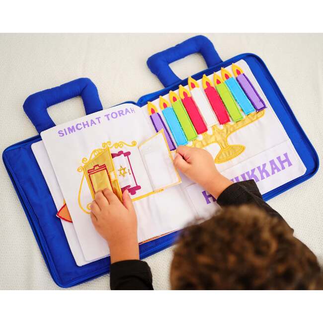 Jewish Holiday Kids Soft Interactive Quiet Book - Play Kits - 4