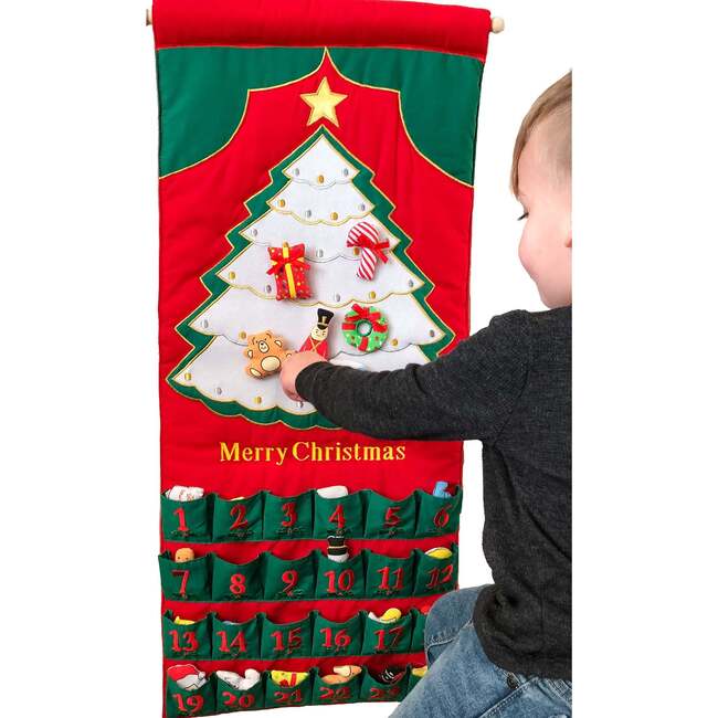 Merry Christmas Advent Calendar, White Tree - Advent Calendars - 7