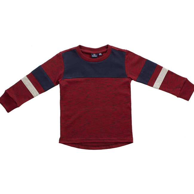Riley Long Sleeve Tee  Burgundy
