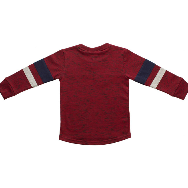 Riley Long Sleeve Tee  Burgundy - T-Shirts - 2
