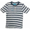 Malcolm Striped Henley  Navy - Shirts - 1 - thumbnail