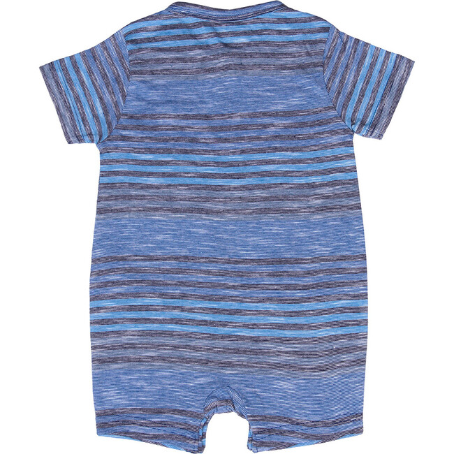 Mason Striped Romper True Navy - Rompers - 2