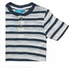 Malcolm Striped Henley  Navy - Shirts - 3