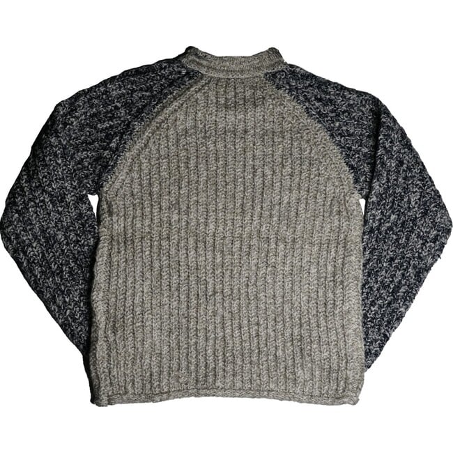 Dave Raglan Sweater Baby Grey - Sweaters - 3