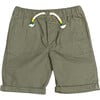 Damon Woven Pull On Jogger Shorts  Green - Shorts - 1 - thumbnail