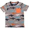 Aldo Whale Tee  Grey Heather - T-Shirts - 1 - thumbnail