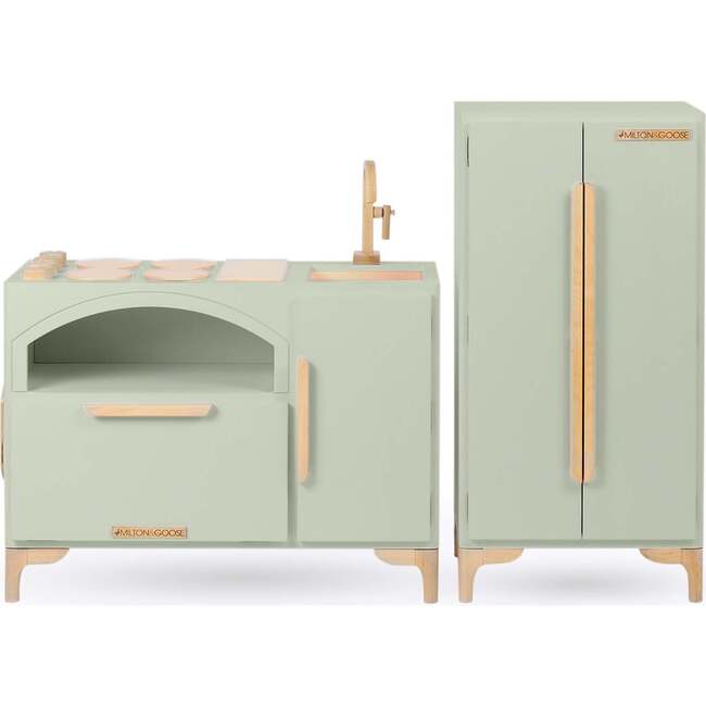 Luca Refrigerator, Light Sage - Play Kitchens - 2