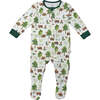 Double Zip Footed One Piece PJ, Bear Hunt - Footie Pajamas - 1 - thumbnail