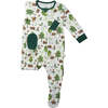 Double Zip Footed One Piece PJ, Bear Hunt - Footie Pajamas - 3