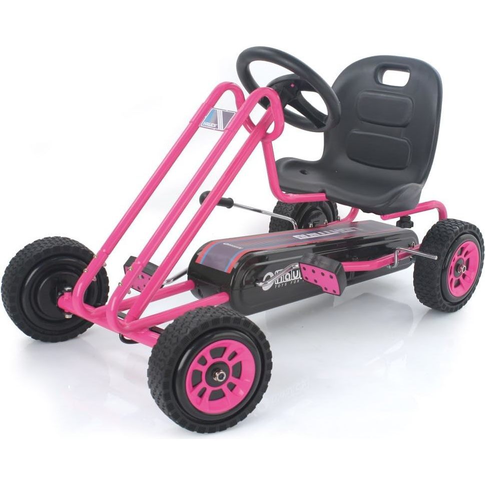 Hauck Lightening Pedal Car, Pink - Ride-Ons - 1