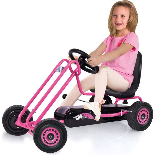 Hauck Lightening Pedal Car, Pink - Ride-Ons - 2