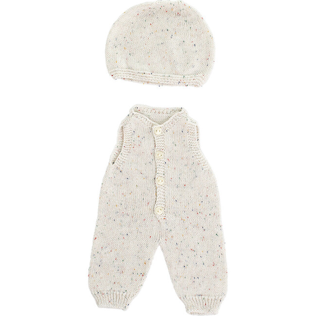 Knitted Doll Outfit 15 3/4'' – Romper & Bonnet