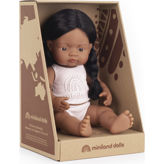 Baby Doll Native American Girl 15'' (box)