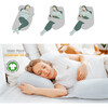 B.Love XXL Maternity Pillow, Mineral Grey - Nursing Pillows - 4