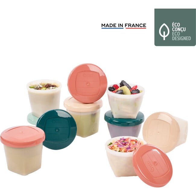 Biosourced 8 X 6 oz And 8 X 8.45 oz Baby Bowls (Set Of 16) - Food Storage - 6