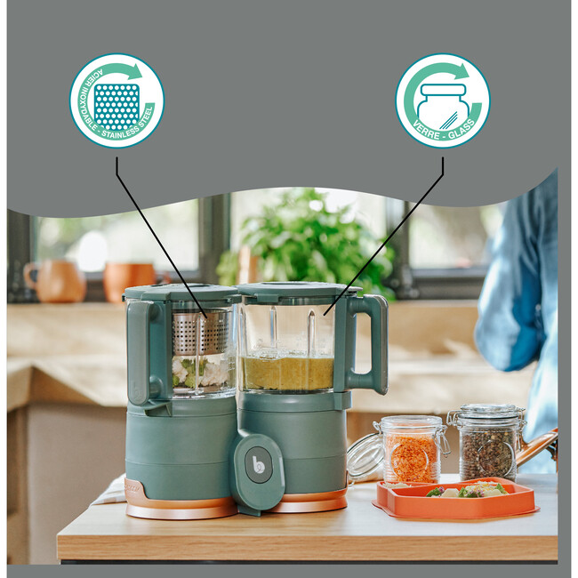 Duo 4-In-1 Multifunctional Meal Glass, Green - Food Processor - 3