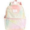 Kane Kids Double Pocket Backpack, Tie Dye Patchwork - Backpacks - 1 - thumbnail