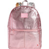 Kane Kids Large Backpack, Pink/Silver - Backpacks - 1 - thumbnail