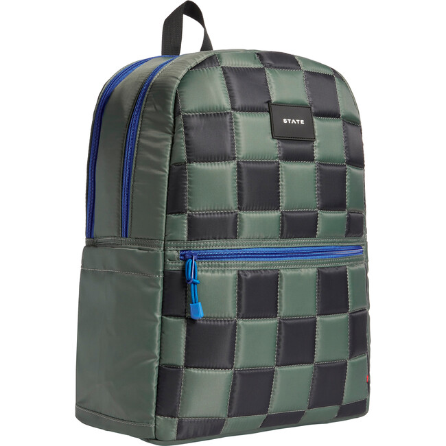 Kane Kids Large Backpack, Puffer Checkerboard - Backpacks - 2