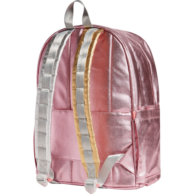 Kane Kids Large Backpack, Pink/Silver - Backpacks - 3