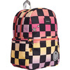 Kane Kids Double Pocket Backpack, Pink Checkerboard - Backpacks - 2