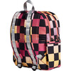 Kane Kids Double Pocket Backpack, Pink Checkerboard - Backpacks - 3