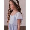 Ella Girls Dress, Blue Floral - Dresses - 3