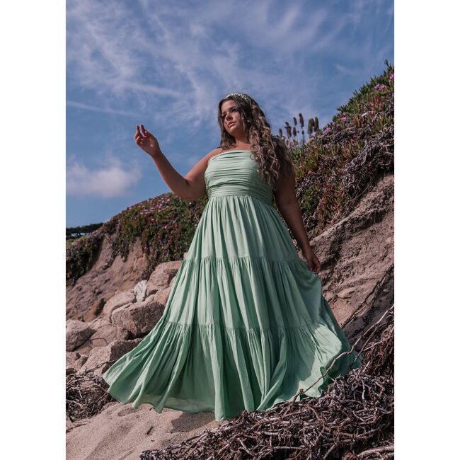 Women's Lana Dress, Green - Dresses - 3
