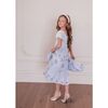 Ella Girls Dress, Blue Floral - Dresses - 5