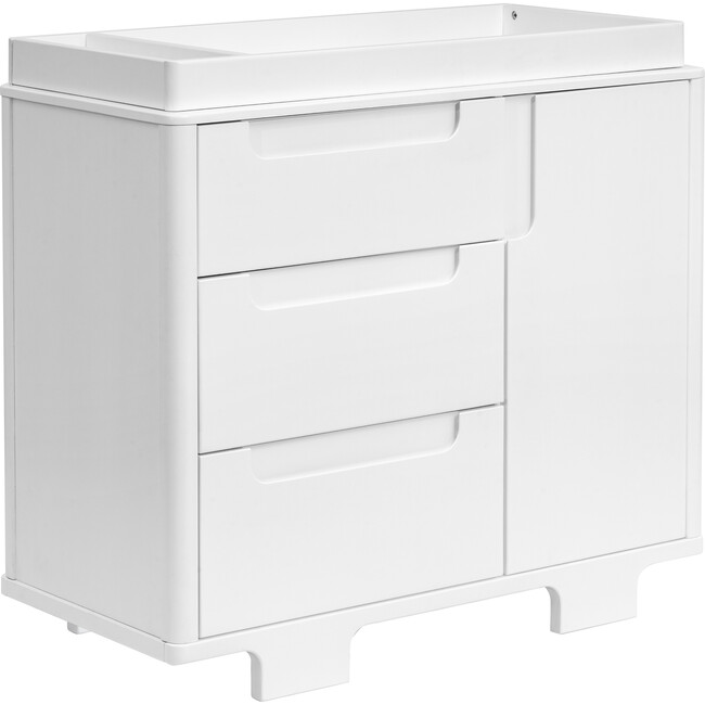 Yuzu 3-Drawer Changer Dresser, White