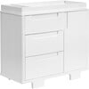 Yuzu 3-Drawer Changer Dresser, White - Changing Tables - 1 - thumbnail