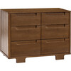 Yuzu 6-Drawer Dresser, Natural Walnut - Changing Tables - 1 - thumbnail