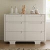 Yuzu 6-Drawer Dresser, White - Changing Tables - 4