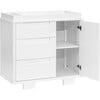 Yuzu 3-Drawer Changer Dresser, White - Changing Tables - 5