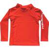 Longsleeve Logo Rashguard, Red - Rash Guards - 1 - thumbnail