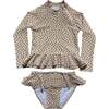 Reese Rashguard Ruffle Set, Dots - Two Pieces - 1 - thumbnail