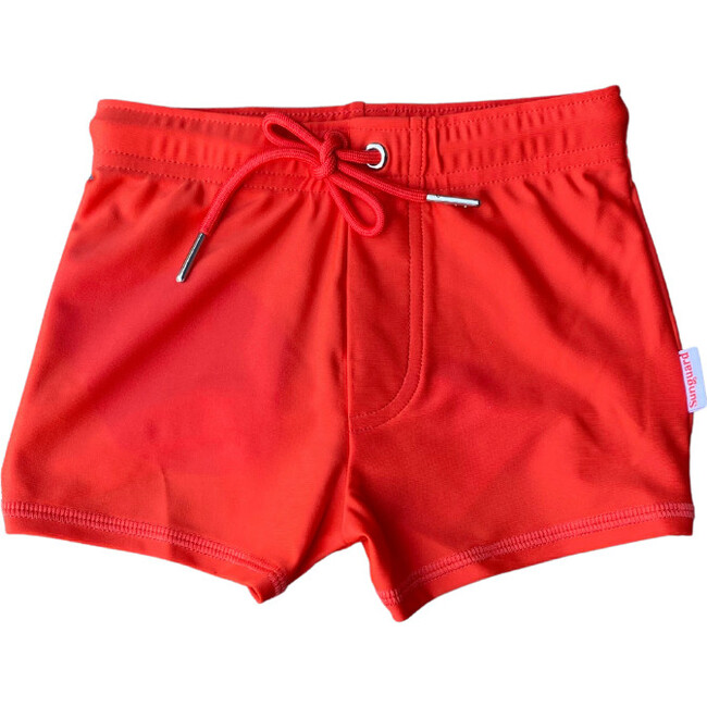 Ray Swim Shorts, Red