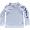 Longsleeve Logo Rashguard, White - Rash Guards - 1 - thumbnail