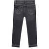 Emie Toddler Performance High Rise Straight Cut Denim Pants, Tornado - Jeans - 2