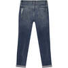 Harper Toddler Boyfriend Ultimate Straight Cut Distressed Denim Pants, Twilight Hour - Jeans - 2