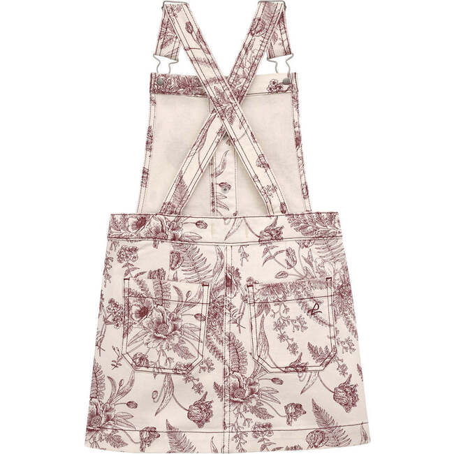 Penelope Ultimate Print Pinafore Denim Dress, Botanical - Dresses - 2