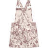 Penelope Ultimate Print Pinafore Denim Dress, Botanical - Dresses - 2