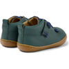 Peu Cami Hook-N-Loop Closure Leather Shoes, Dark Green - Sneakers - 5
