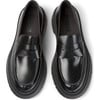 Women's Walden Leather Loafers, Black - Loafers - 1 - thumbnail