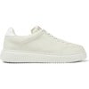 Women's Runner K21 Non-Dyed Leather Sneakers, White - Sneakers - 3