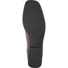 Women's Casi Myra Square Toe Ballerinas, Dark Brown - Flats - 4