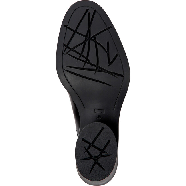 Women's Bonnie Leather Mules, Black - Slip Ons - 4