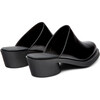 Women's Bonnie Leather Mules, Black - Slip Ons - 5