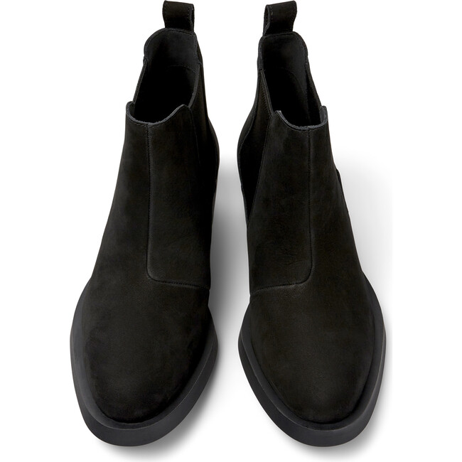 Women's Bonnie Seude Nubuck Ankle Boots, Black