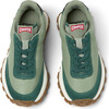 Drift Trail Lace Leather Nubuck Sneakers, Medium Green - Sneakers - 1 - thumbnail